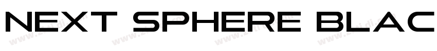Next Sphere Black字体转换